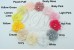 Round Petals Crinkle Chiffon (V.1), Small (5-6cm), Pack of 3